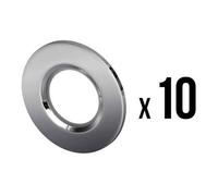 Aurora Aone Mpro And M10 Led Downlights Bezel Polished Chrome 10Pk