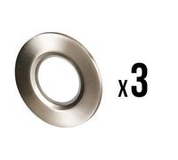 Aurora Aone Mpro And M10 Led Downlights Bezel Satin Nickel 3Pk