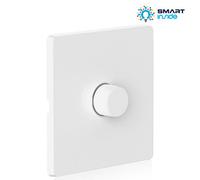 Aurora Aone Zigbee 220-240V 1 X 250W Rotary Dimmer On 1 Gang Plate
