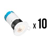 Aurora Aone Zigbee 7W Mpro1 Fixed Dimmable Fire Rated Smart Led Downlight 3000K 10Pk