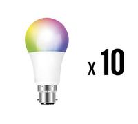 Aurora Aone Zigbee Led Gls Lamp 9.5W Rgbw Tunable Dimmable B22 10Pk