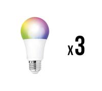 Aurora Aone Zigbee Led Gls Lamp 9.5W Rgbw Tunable Dimmable E27 3Pk