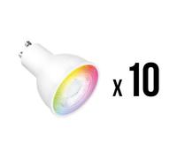 Aurora Aone Zigbee Led Gu10 Lamp 5.6W Rgbw Tuneable Dimmable 2700-6500K 10Pk