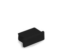 Aurora AU-CH100EC1BLK Profile End Cap without Cable Entry for AU-CH100x Black