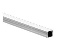 Aurora AU-CH1062KIT 2m Surface Deep Aluminium Profile Kit c/w Mounting Clips, Frosted Diffuser, End Caps