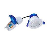 Aurora AU-R62W/CWS 3.5W/5.5W LED IP65 Adjustable Dimmable Fir Downlight FastRFix CRI90 White 2700K/3000K/4000K/5700K
