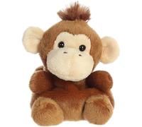 AURORA Aurora Adorable Palm Pals Boomer Monkey Stuffed Animal - Pocket-Sized Play - Collectable Fun - Brown 5 Inches