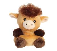 AURORA Aurora Adorable Palm Pals Hubert Highland Cow Stuffed Animal - Pocket-Sized Play - Collectable Fun - Brown 5 Inches