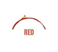 Aurora AURRA-13 Premium Acoustic 12 M Gauge Guitar Strings Light, Red