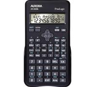 Aurora Scientific Calculator Twin Line Display Black - AX582BL