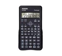 Aurora Scientific Calculator Twin Line Display Black - AX582BL