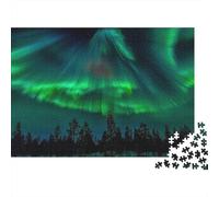 Aurora Borealis 1000 Piece Jigsaw Puzzles for Adults Jigsaws Challenging Game Family Challenging Educational Games Home Decoration for Adults Gifts Ideas 1000pcs (75x50cm)