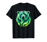 Aurora Borealis Alaska Northern Lights Polar Bear T-Shirt