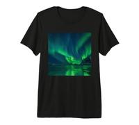 Aurora Borealis I Polar Lights Iceland Vacation Premium T-Shirt