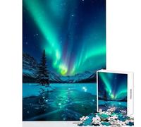 Aurora Borealis Jigsaws for Adults1000 Pieces Gifts for Women Men Difficult Challenge Home Decoration Toys for Age 14+ Game (50x75cm)