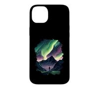 Aurora Borealis Over the Mountains Natural Wonders in Colours Case for iPhone 14 Plus