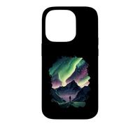 Aurora Borealis Over the Mountains Natural Wonders in Colours Case for iPhone 14 Pro