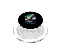 Aurora Borealis Over the Mountains Natural Wonders in Colours PopSockets PopGrip for MagSafe