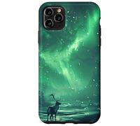 Aurora Borealis With Reindeer Case for iPhone 11 Pro Max