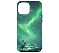 Aurora Borealis With Reindeer Case for iPhone 12 Pro Max