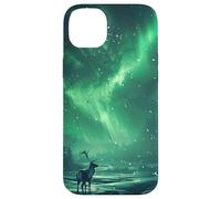 Aurora Borealis With Reindeer Case for iPhone 14 Plus