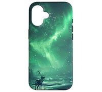 Aurora Borealis With Reindeer Case for iPhone 16