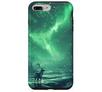 Aurora Borealis With Reindeer Case for iPhone 7 Plus/8 Plus