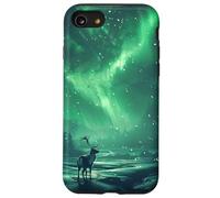 Aurora Borealis With Reindeer Case for iPhone SE (2020) / 7 / 8