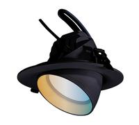 Aurora Boutica 767441 230V 38W LED Adjustable Wallwasher Black 3000K/4000K/5700K