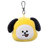 AURORA BT21 Official Merchandise, CHIMMY Plush Key Clip, 61333, Yellow