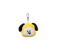 AURORA BT21 Official Merchandise, CHIMMY Plush Key Clip, 61333, Yellow, one Size