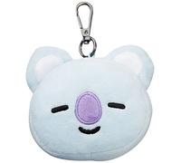 AURORA BT21 Official Merchandise, KOYA Plush Key Clip, 61336, Blue