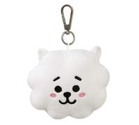 AURORA BT21 Official Merchandise, RJ Plush Key Clip, 61332, White,50 x 100 x 90