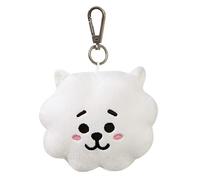 AURORA BT21 Official Merchandise, RJ Plush Key Clip, 61332, White,50 x 100 x 90 millimetres