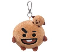 BT21 Official Merchandise, SHOOKY Plush Key Clip, 61337, Brown