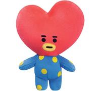 AURORA BT21 Official Merchandise, TATA Soft Toy, Small, 61327, Blue and Red