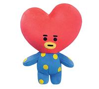 AURORA BT21 Official Merchandise, TATA Soft Toy, Small, Blue and Red