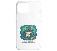 Aurora Cloud Melodies Astral Cat Case for iPhone 16 Pro Max