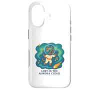 Aurora Cloud Melodies Astral Cat Case for iPhone 17