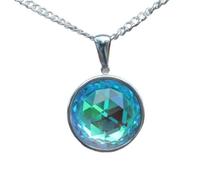Aurora Crystal Jewelry Eclipse Crystal Pendant, M, Crystal, Crystal