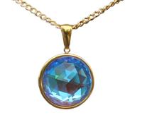 Aurora Crystal Jewelry Eclipse Crystal Pendant, Medium, Crystal, Crystal