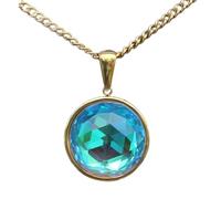 Aurora Crystal Jewelry Eclipse Crystal Pendant, Medium, Crystal, Crystal