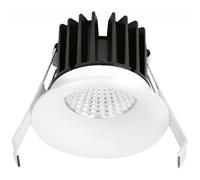 Aurora CurveE EN-DLB071D/30 220-240V 7W IP44 Fixed 10mm Baffle Dimmable LED Downlight 3000K
