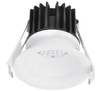 Aurora CurveE EN-DLB072D/30 220-240V 7W IP44 Fixed 20mm Baffle Dimmable LED Downlight 3000K