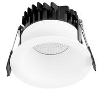 Aurora CurveE EN-DLB072DDA/30 220-240V 7W IP44 Fixed 20mm Baffle DALI Dimmable LED Downlight 3000K