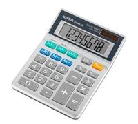 Aurora DB453B Semi Desktop Calculator (With Tax Function), Silver