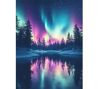 Aurora Diamond Art Kits Adults, Tree 5D DIY Round Diamond Painting Kits for Kids, Full Drill Gem Art for Beginners, Perfect for Home Wall Decoration, Relaxation Activity & Unique Gifts 60x80cm f-294