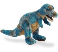 AURORA Dinosaur World 32116 14-Inch T-Rex Plush Toy, BlueGreenBrown