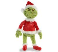 AURORA DR SEUSS SANTA GRINCH 19" SUPER SOFT TOY PLUSH BRAND NEW GIFT CHRISTMAS