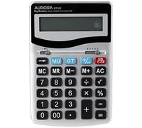 Aurora DT303 Desktop Calculator with Large Display and Keys,Silver